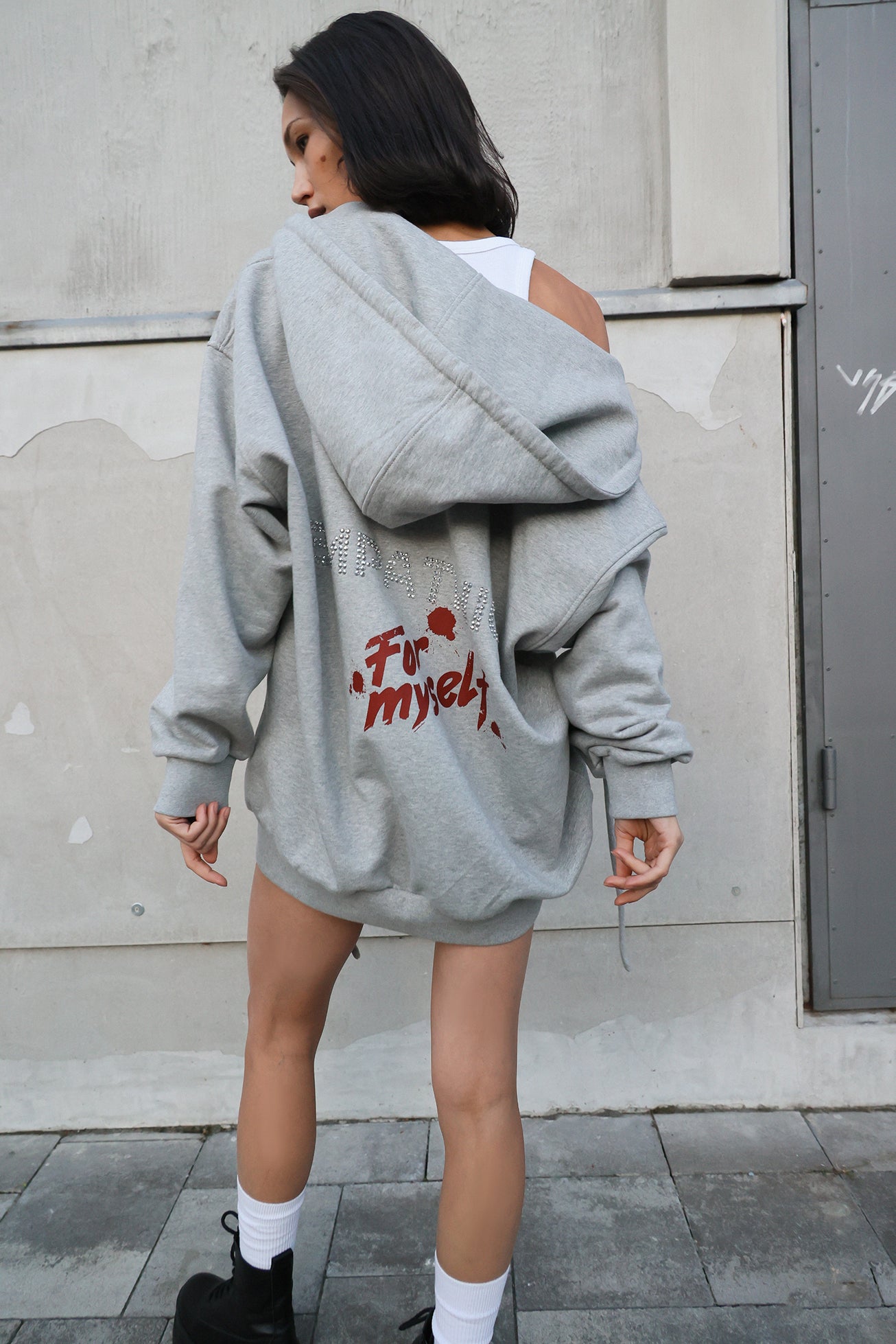 Світшот Empatic, сірий