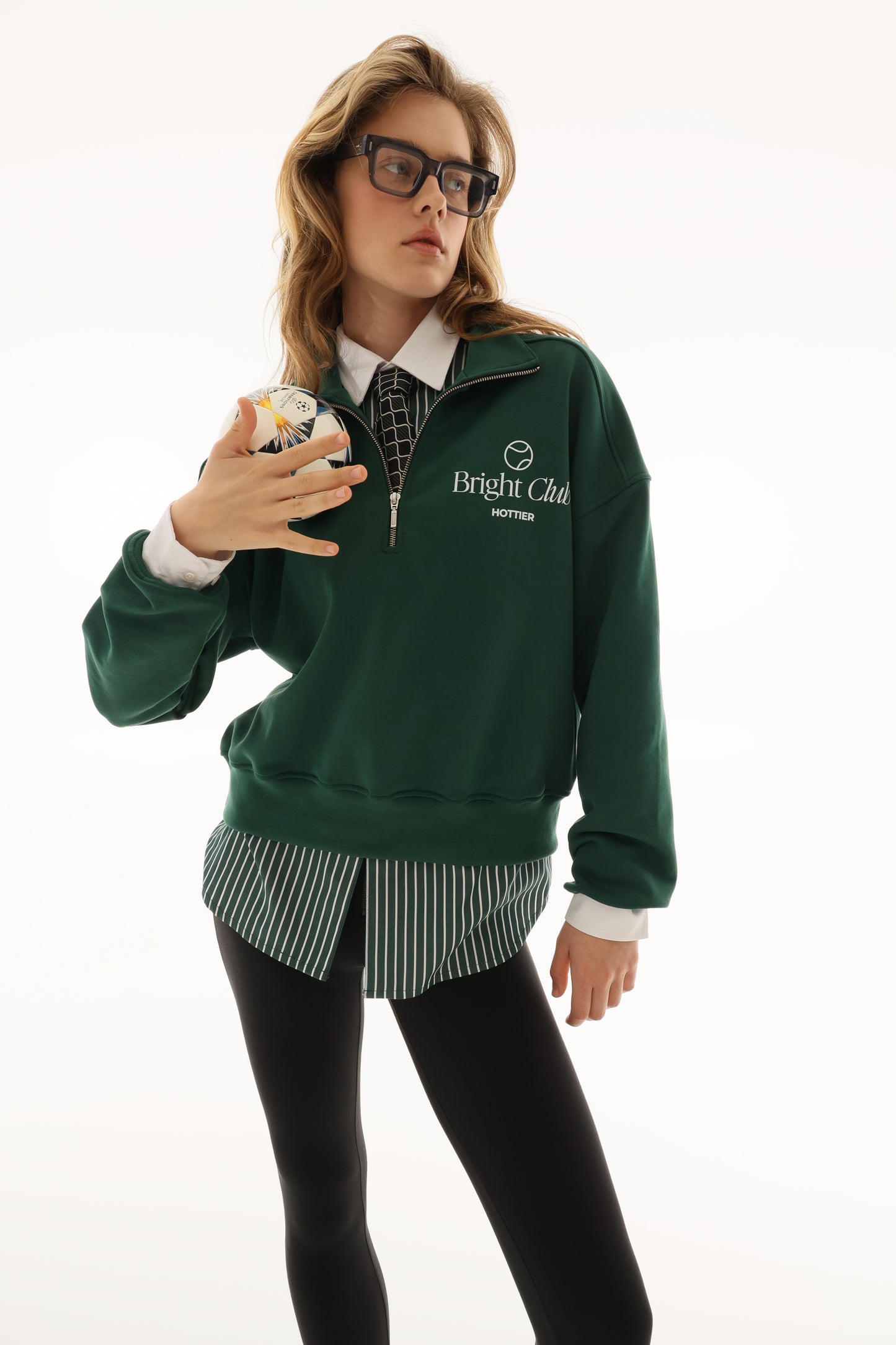 Світшот Bright Co, зелений