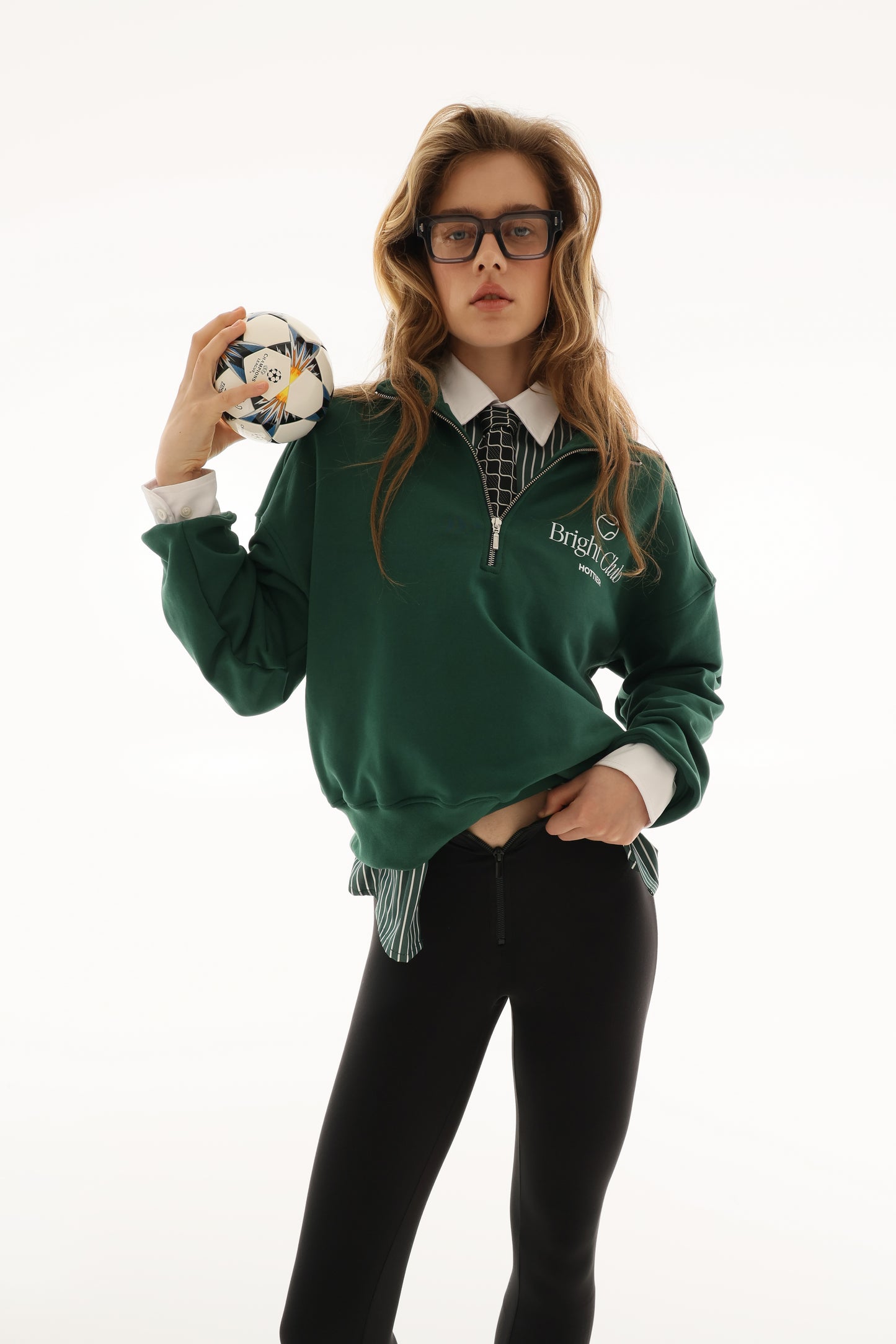 Світшот Bright Co, зелений