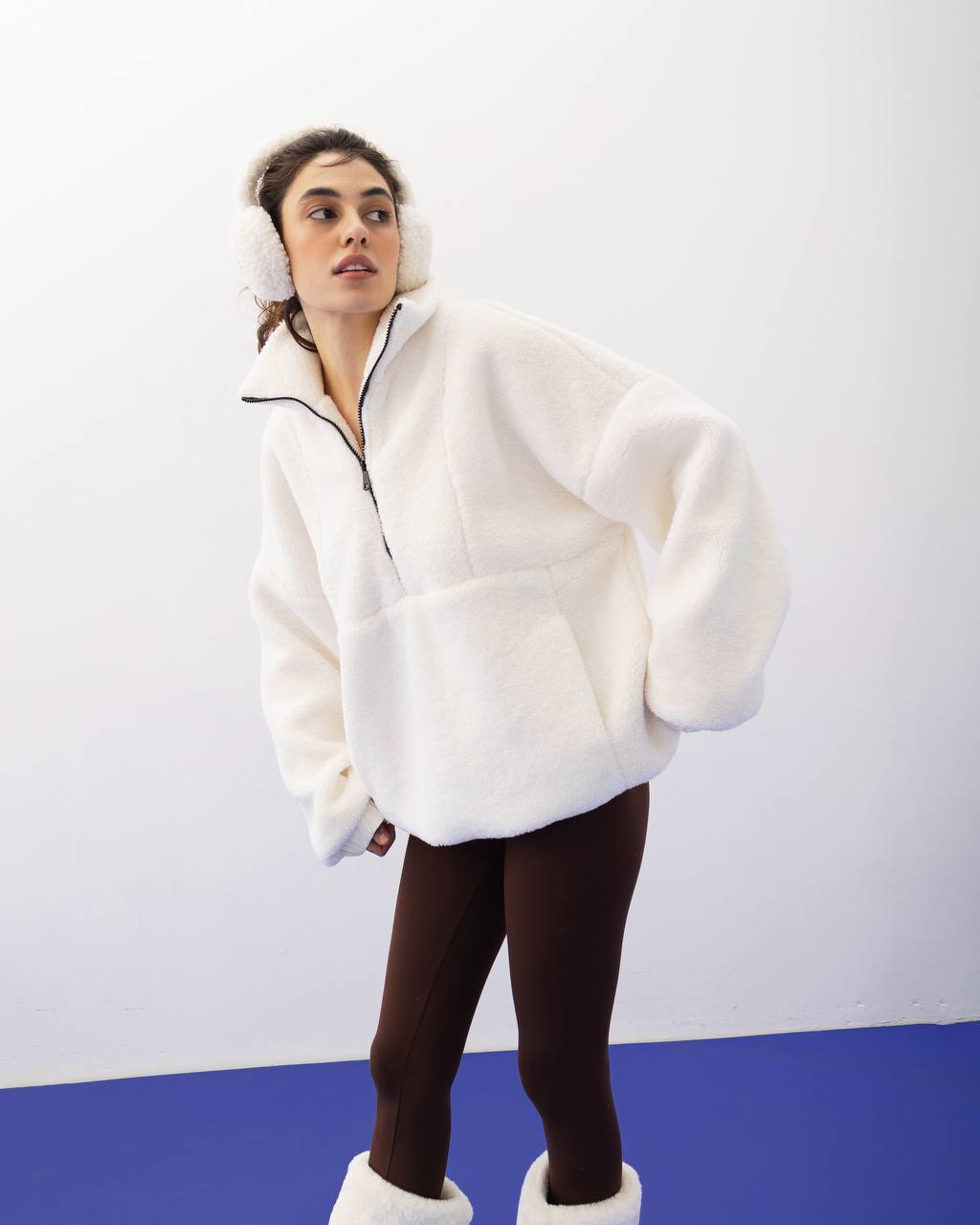 Світшот Teddy, молочний