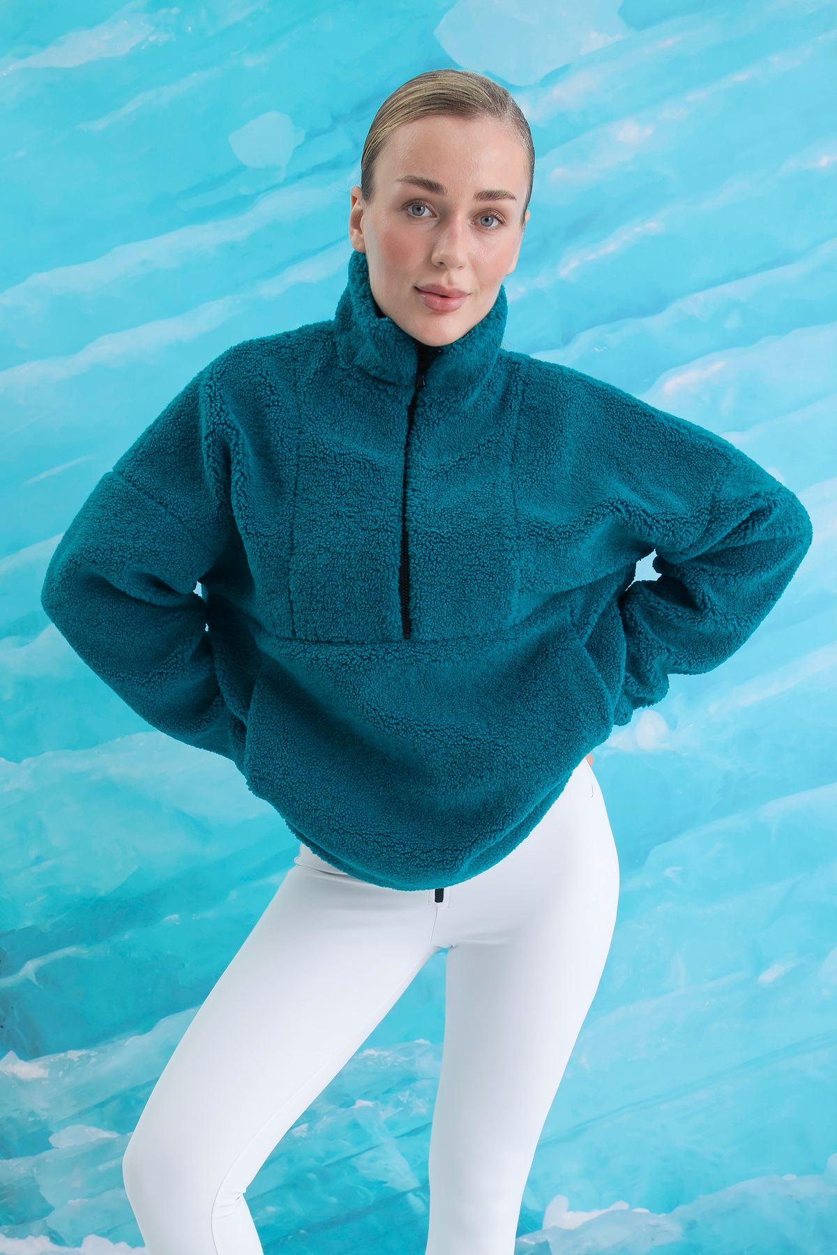 Світшот Teddy, Petrol blue