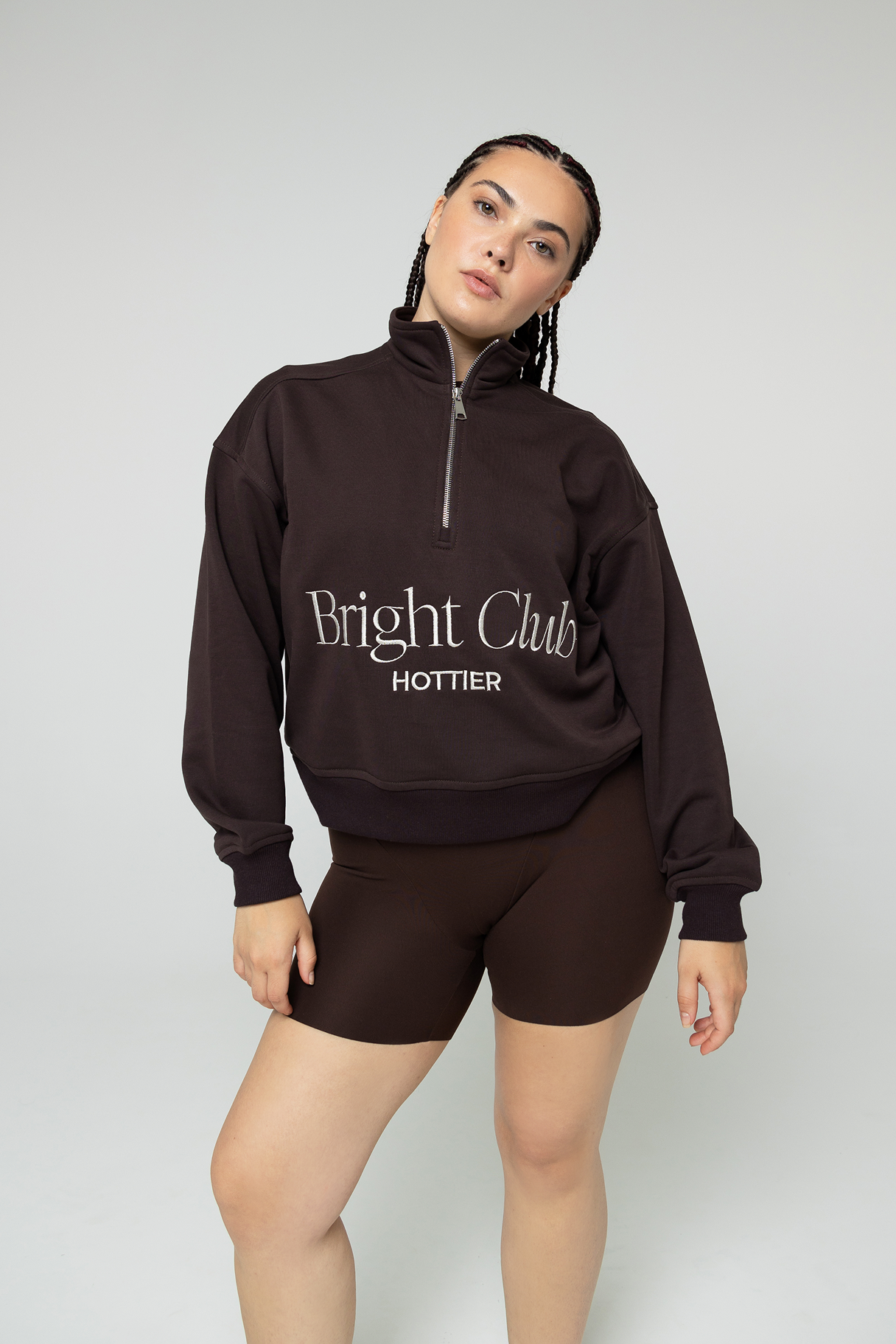 Світшот Bright Co, шоколад