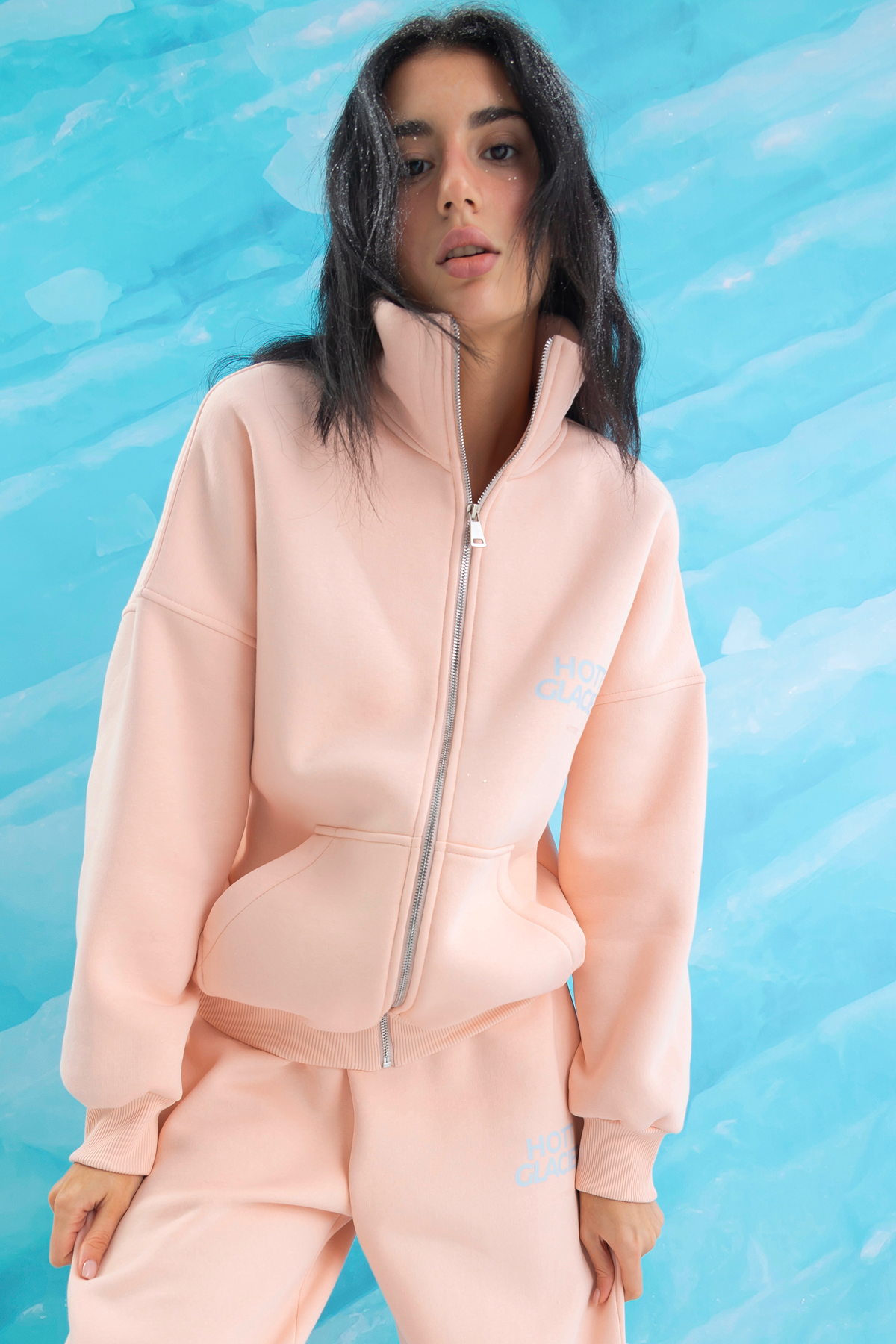 Світшот Glacier Peach утеплений