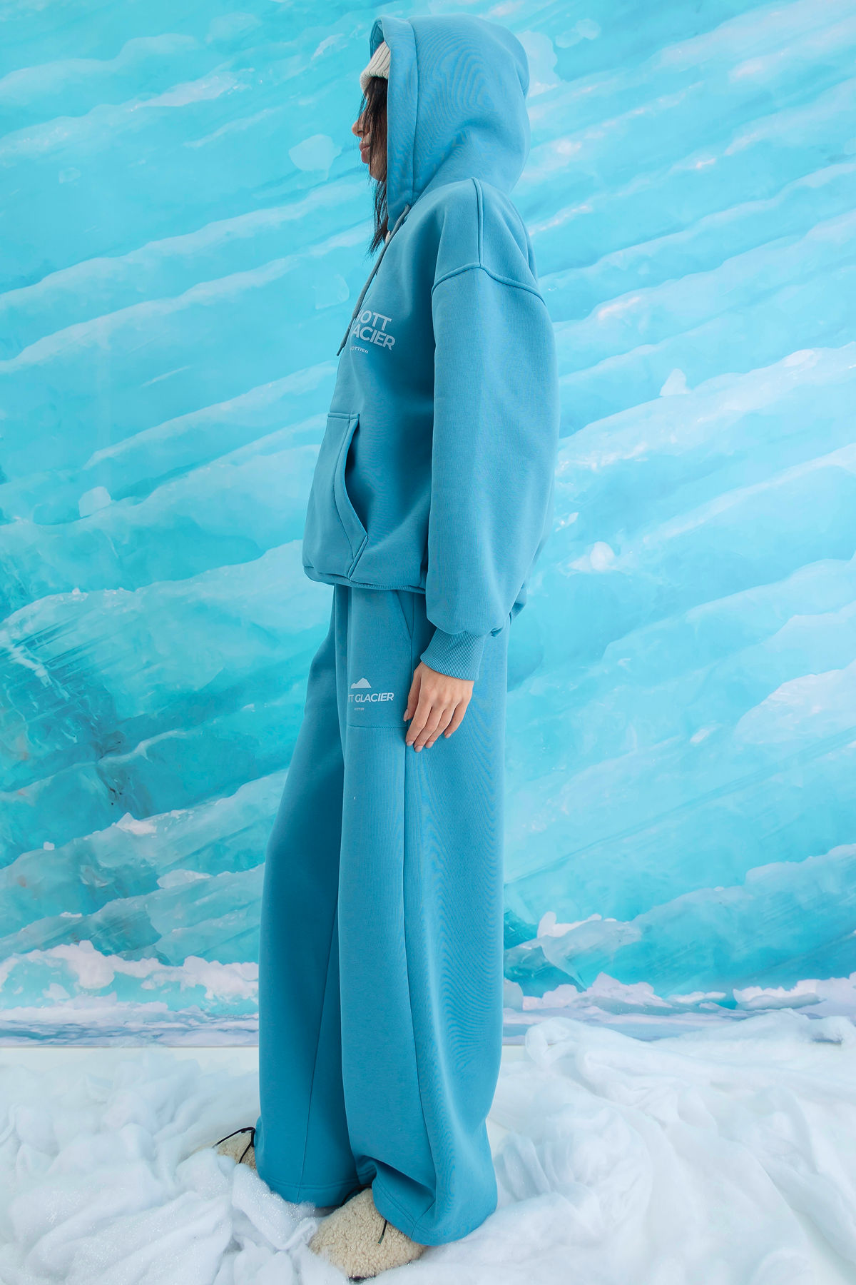 Штани-палаццо Glacier No.2 утеплені, Ice blue