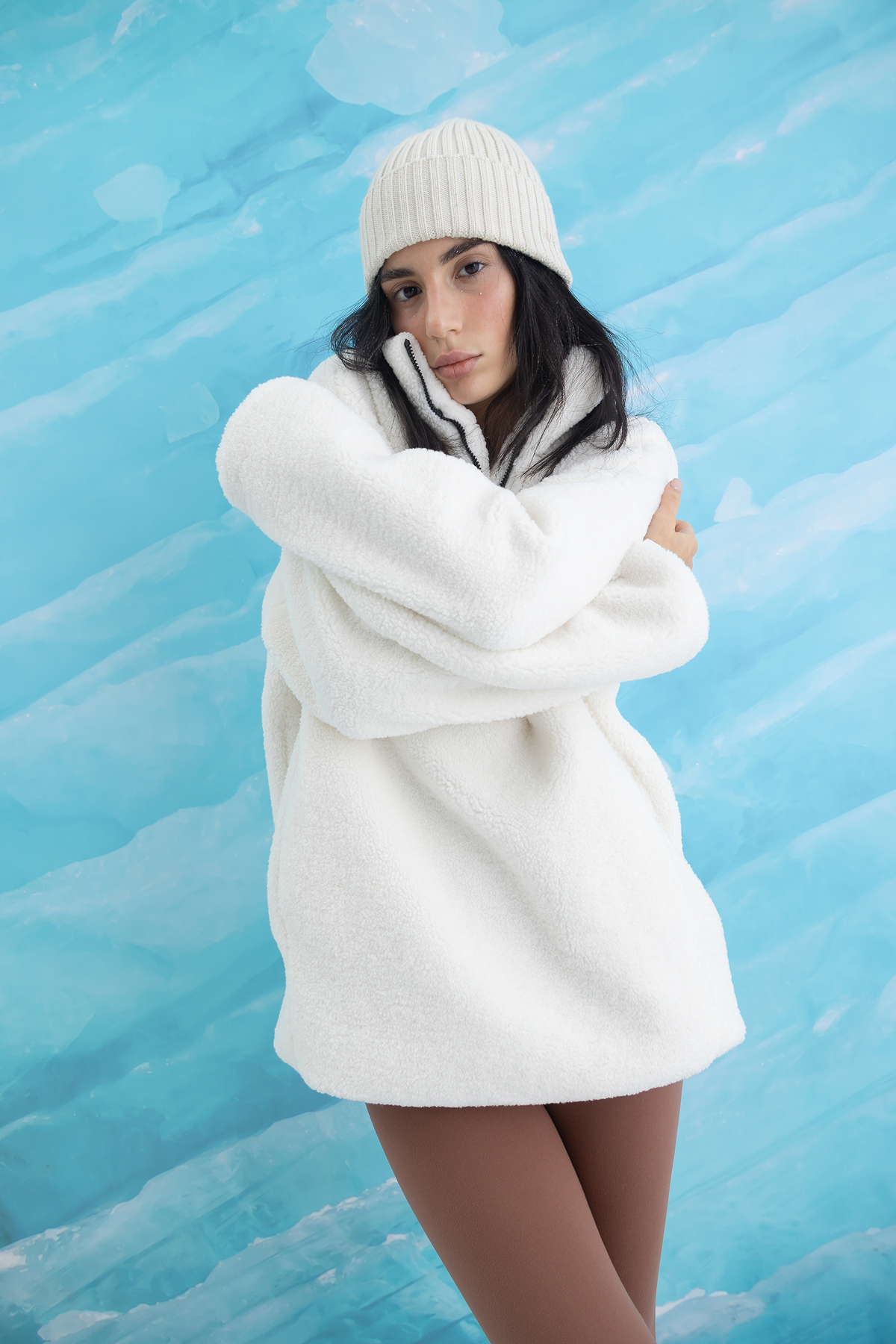 Світшот Teddy, молочний