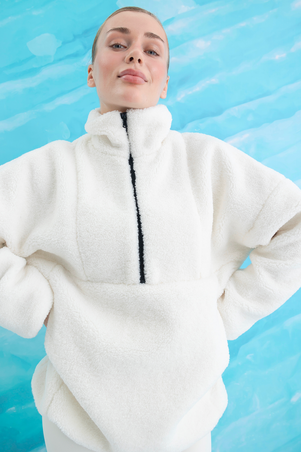 Світшот Teddy, молочний