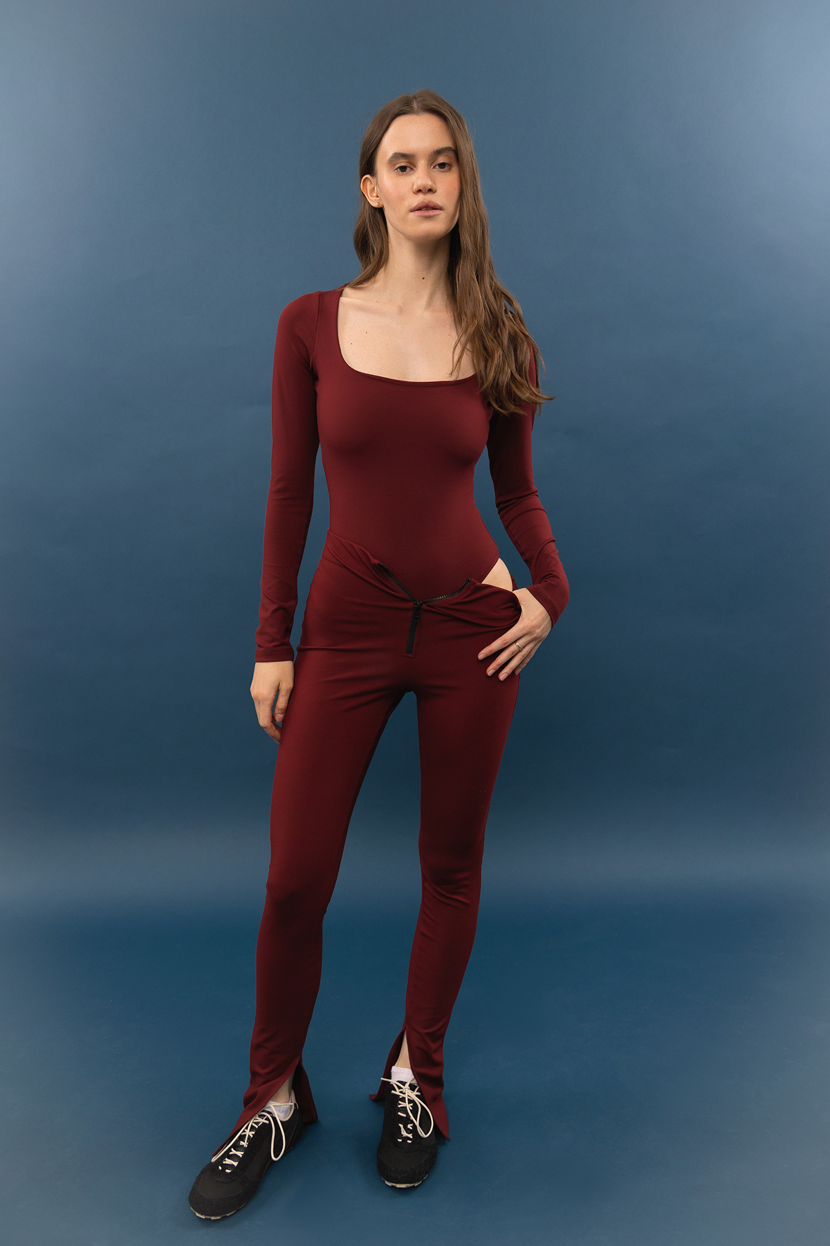 Штани Maison, бордо