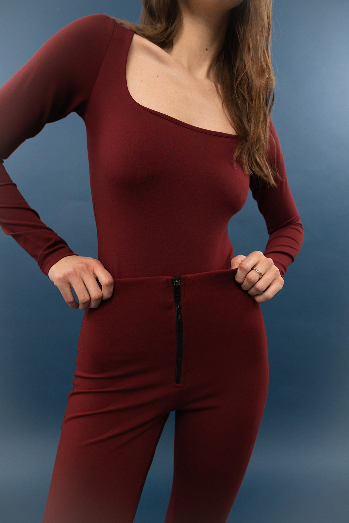 Штани Maison, бордо